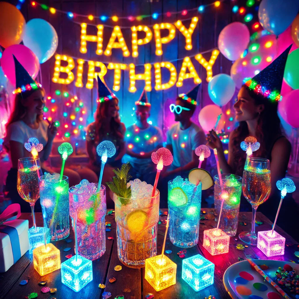 Geburtstagsparty deluxe: Mit LED-Deko jeden Geburtstag aufpeppen