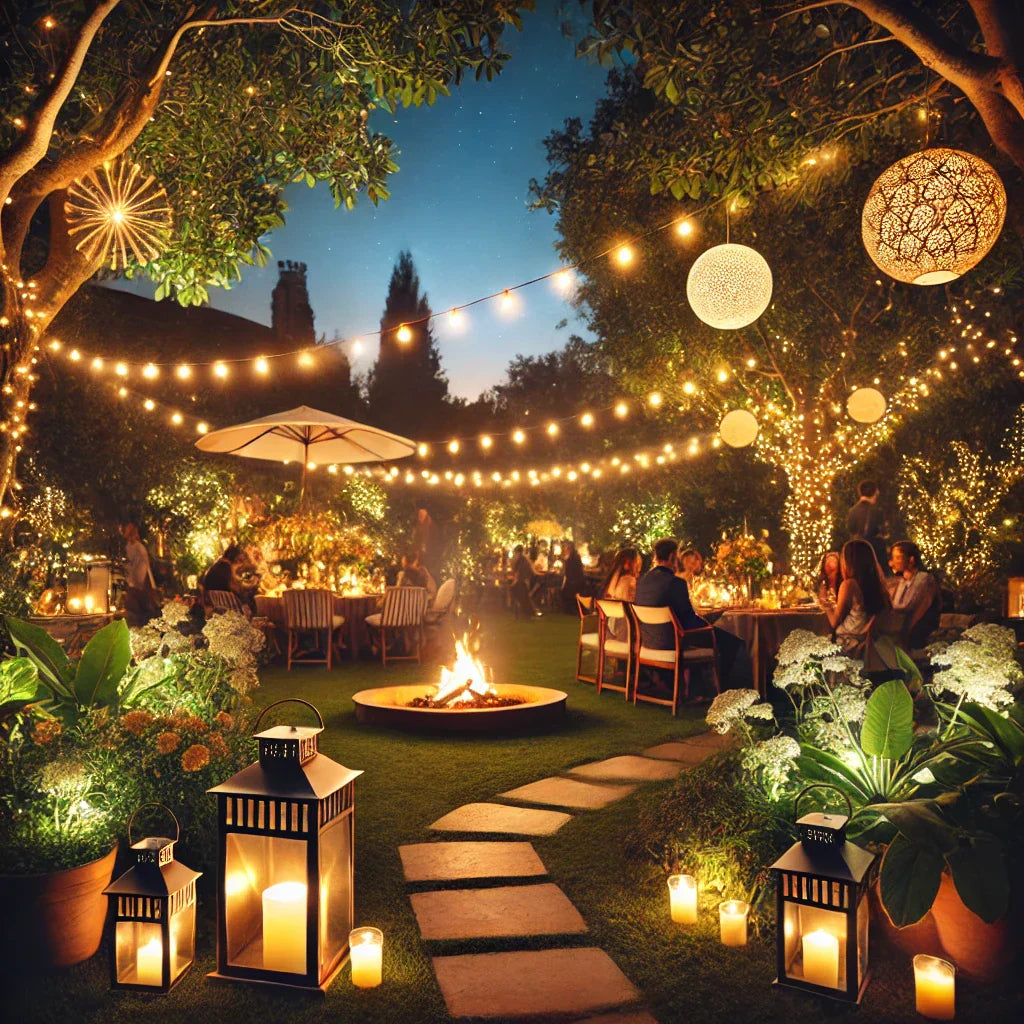 Gartenparty beleuchten: 7 Tipps für stimmungsvolles Licht im Freien