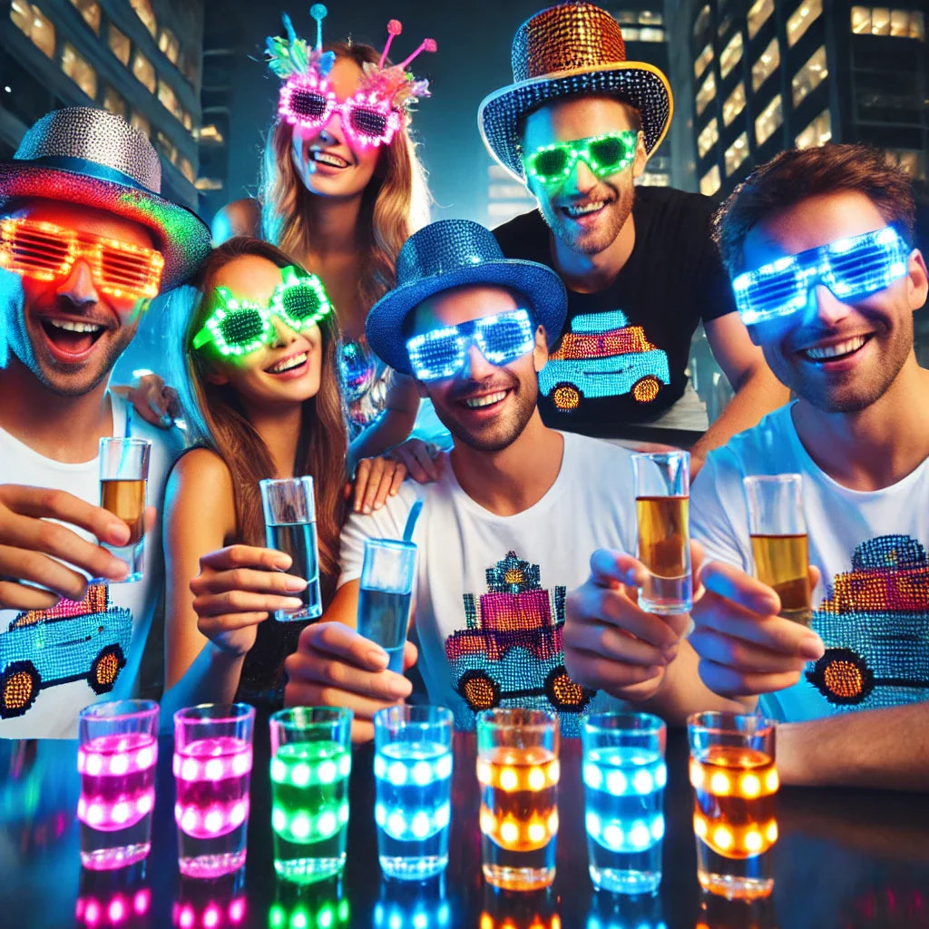 Junggesellenabschied-Ideen: Mit LED-Accessoires die Nacht erhellen