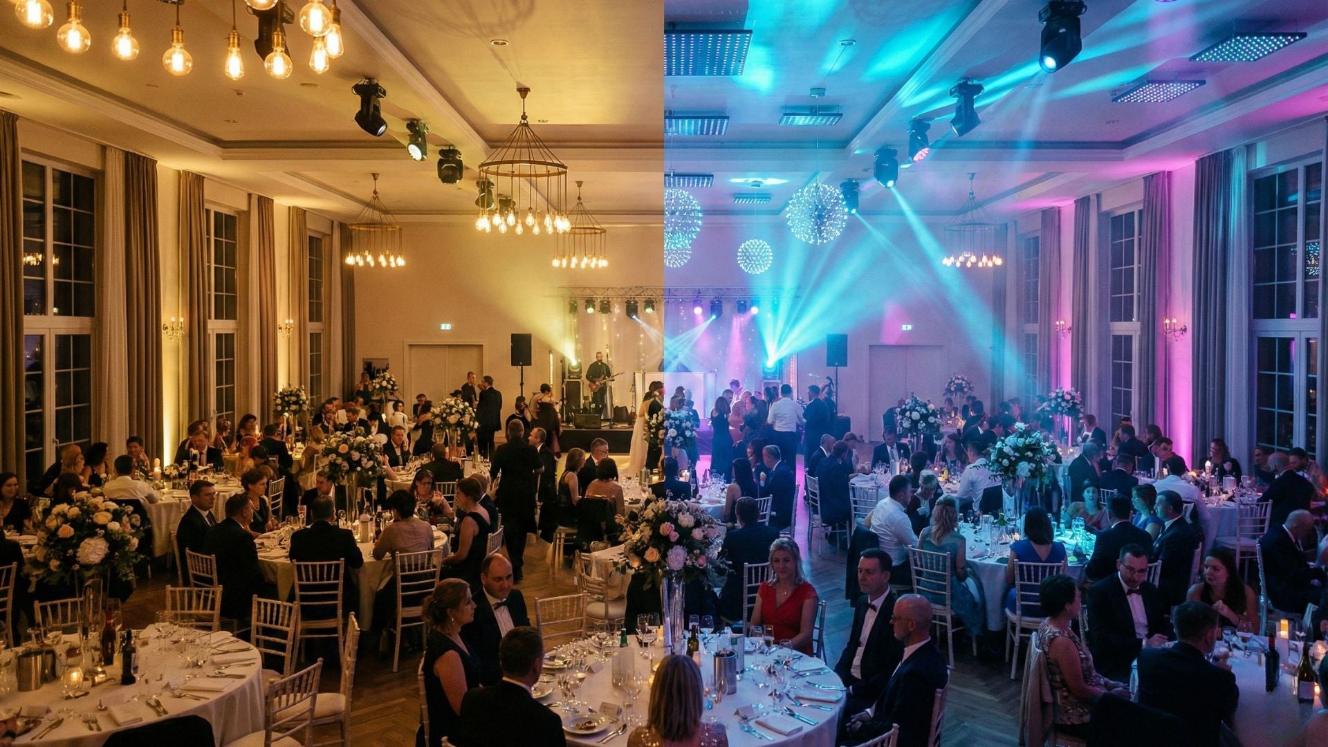 LED vs. traditional lighting: The best lighting solutions for events – CRAZY PARTZ