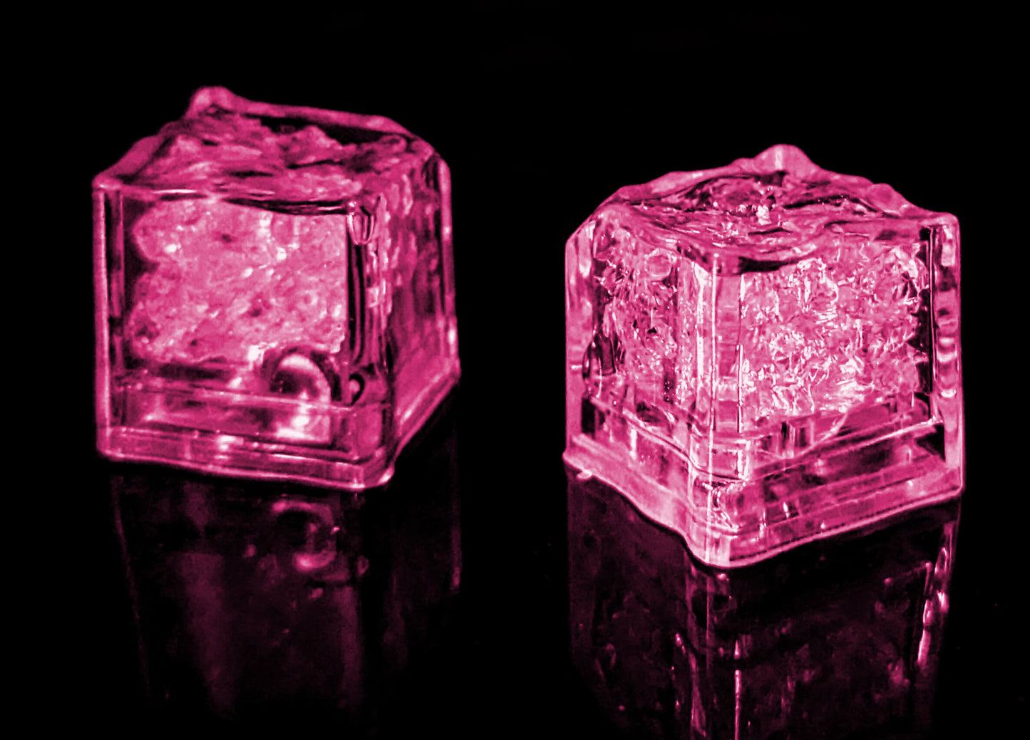 LED Eiswürfel Big Würfel On/Off 12er Pack – Perfekte Party-Dekoration