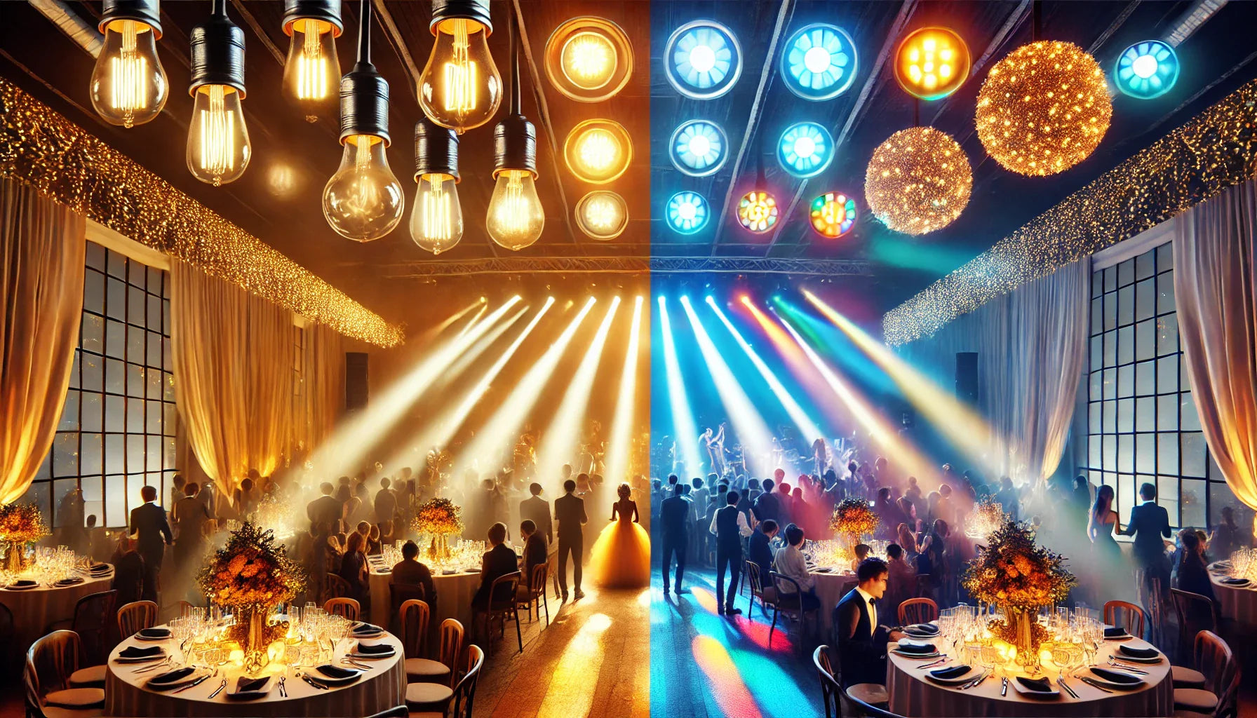 LED vs. herkömmliche Beleuchtung: Die Vorteile für Partys & Events