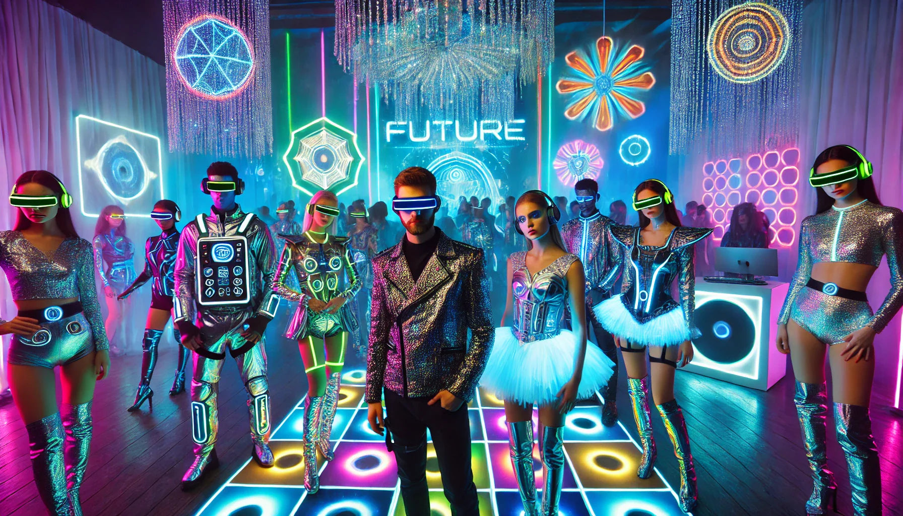 Mottoparty „Zukunft“: Mit LED-Gadgets futuristisches Flair schaffen