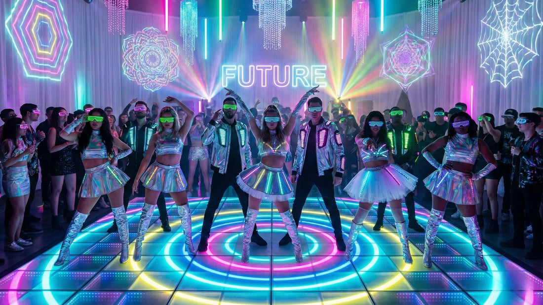 Mottoparty „Zukunft“: Mit LED-Gadgets futuristisches Flair schaffen