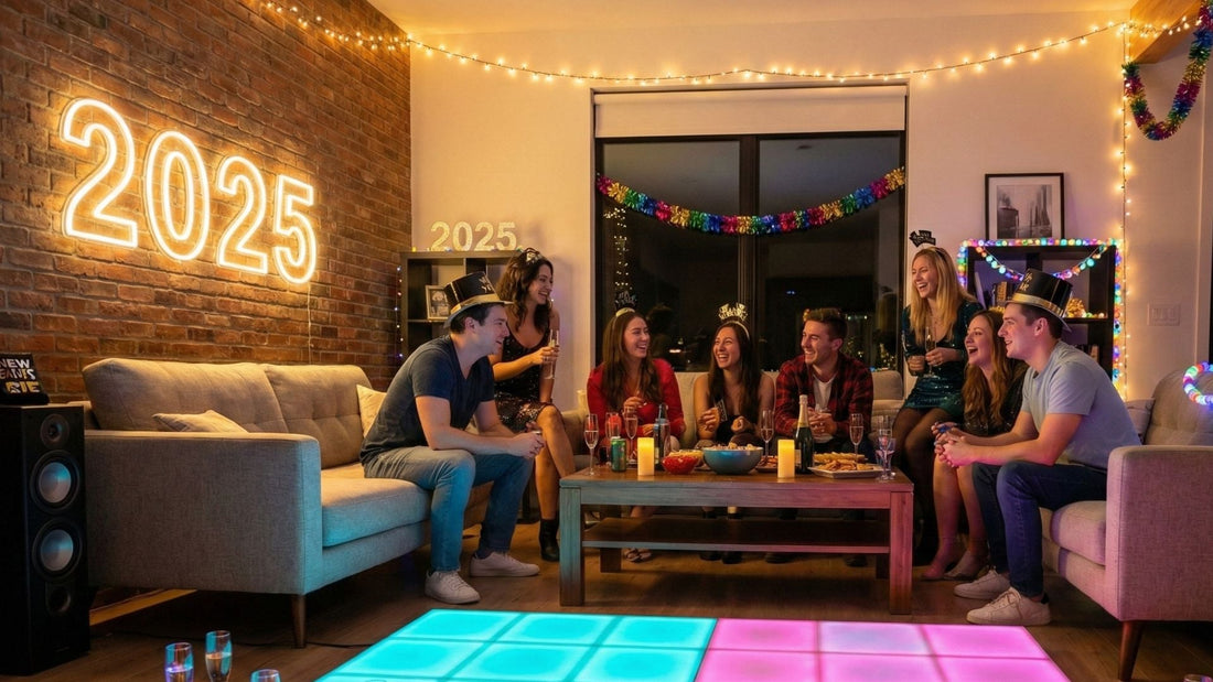 Silvester-Party zu Hause: Mit LED-Effekten ins neue Jahr starten