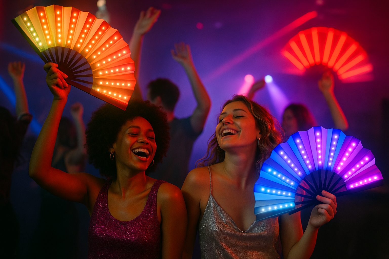 XL LED Handfächer