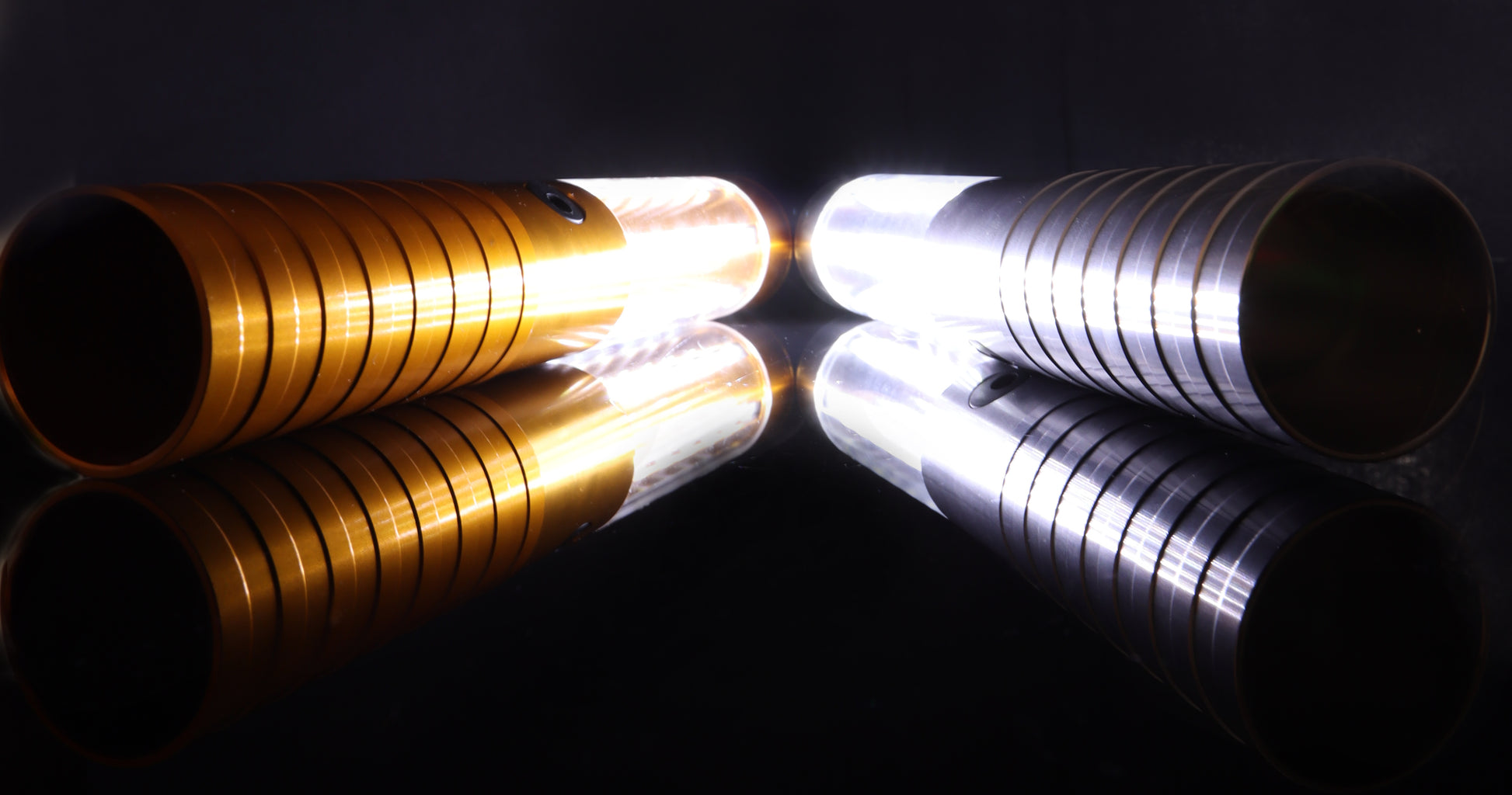 LED Stroboblitzstab Gold/Silber Flaschenaufsatz 10er Business Pack – Exklusive Party-Dekoration