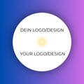 Glowing LED Coasters with LOGO 50-Pack Round