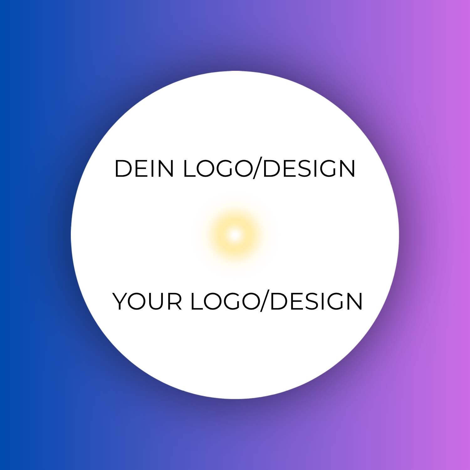 Glowing LED Coasters with LOGO 50-Pack Round