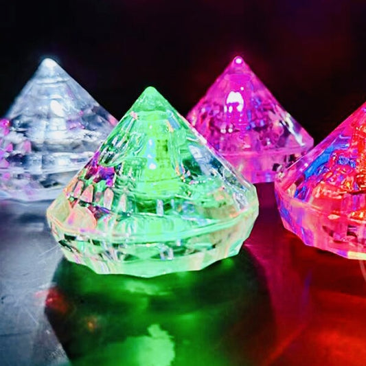 LED Eiswürfel Diamant 12er Pack – Exklusive Party-Dekoration