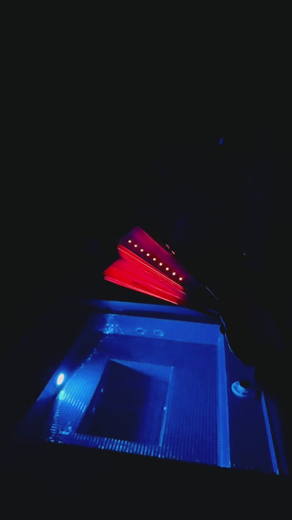 XL LED Handfächer RGB – Leuchtende Party-Dekoration