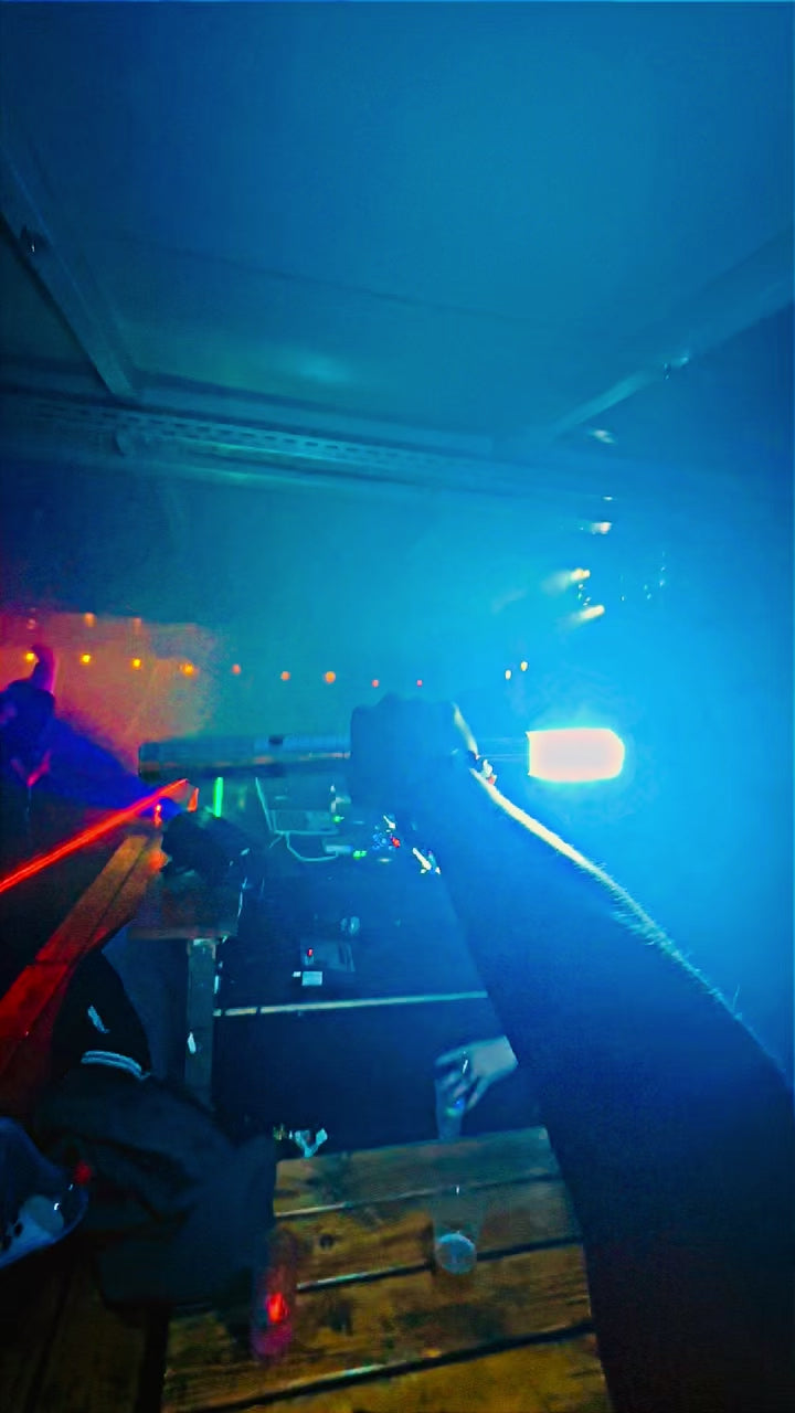 LED Stroboblitzstab + Laser Rot/Grün Flaschenaufsatz – Party-Highlight
