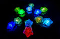 LED Eiswürfel Stern 8er Pack – Leuchtende Party-Dekoration