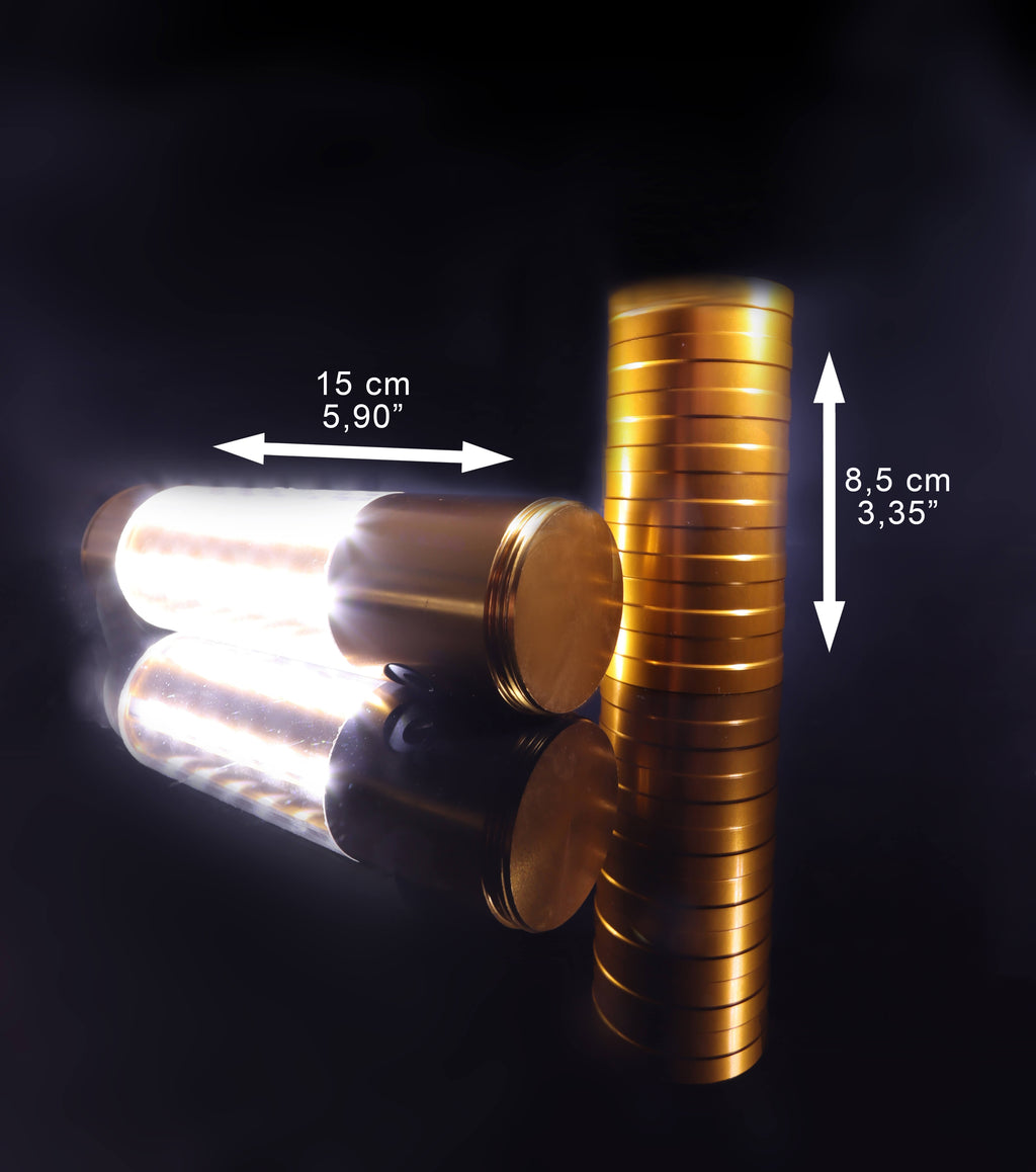 LED Strobe Flash Stick Silver Bottle Topper – Glowing Party Decoration